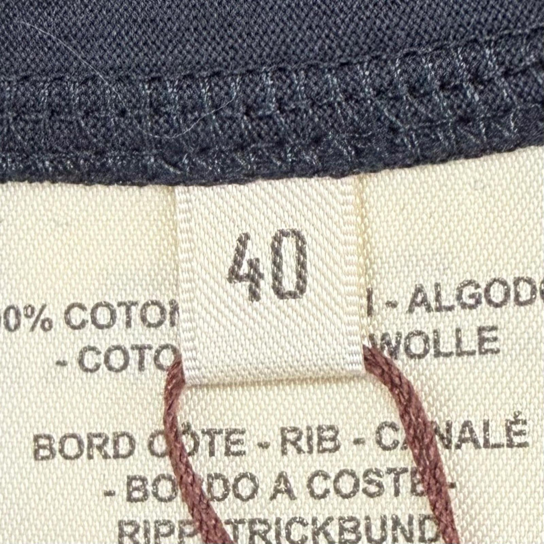 Excellent HERMES Short sleeve T-shirt Tapiducelle Dark navy cotton 40 6H4635DA