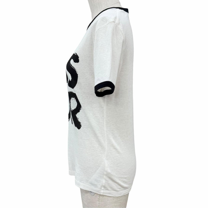 Excellent Christian Dior T-shirt MISS DIOR logo print cotton XS 453T40A4554