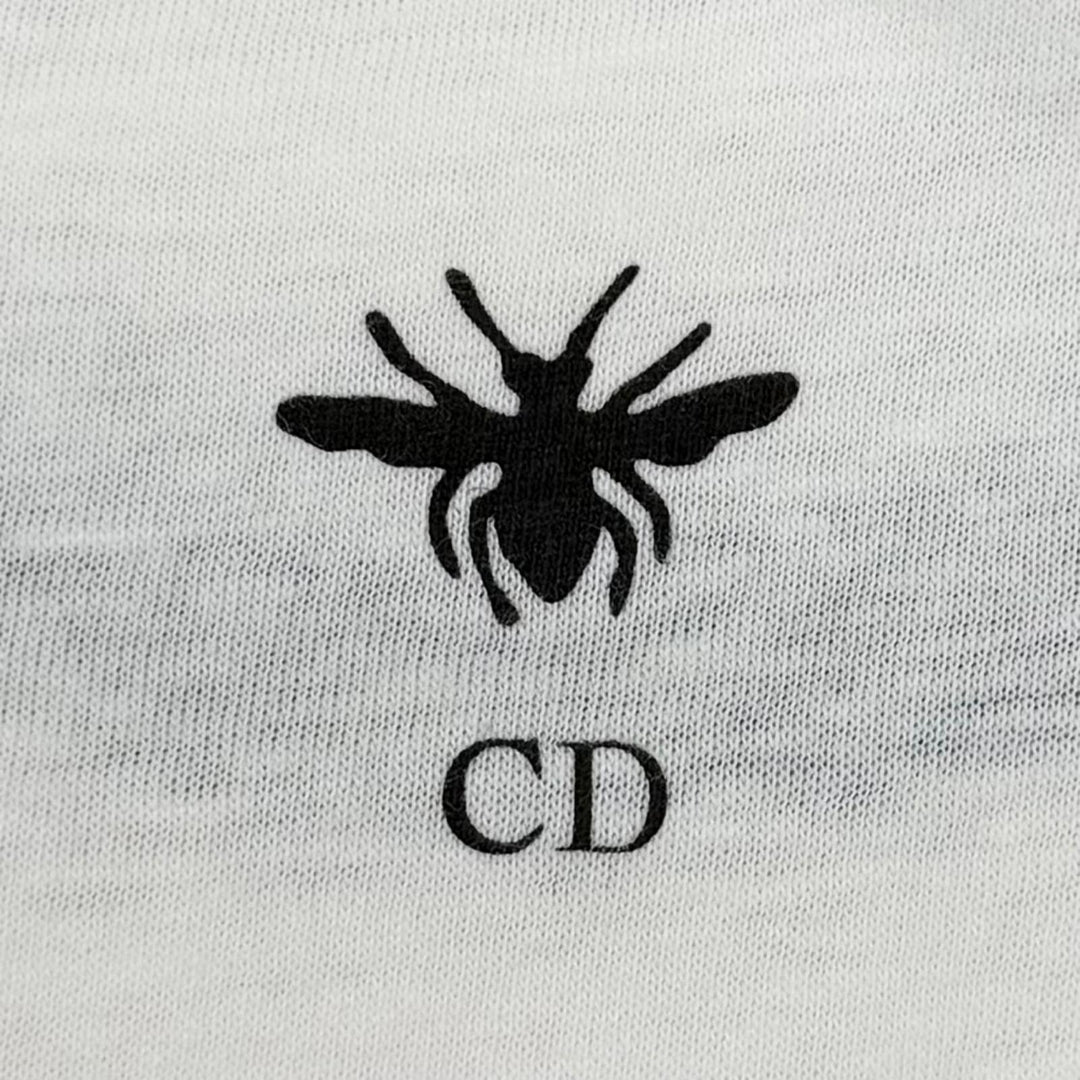 Excellent Christian Dior T-shirt MISS DIOR logo print cotton XS 453T40A4554