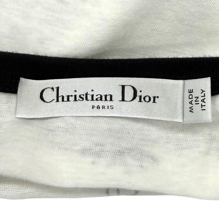 Excellent Christian Dior T-shirt MISS DIOR logo print cotton XS 453T40A4554