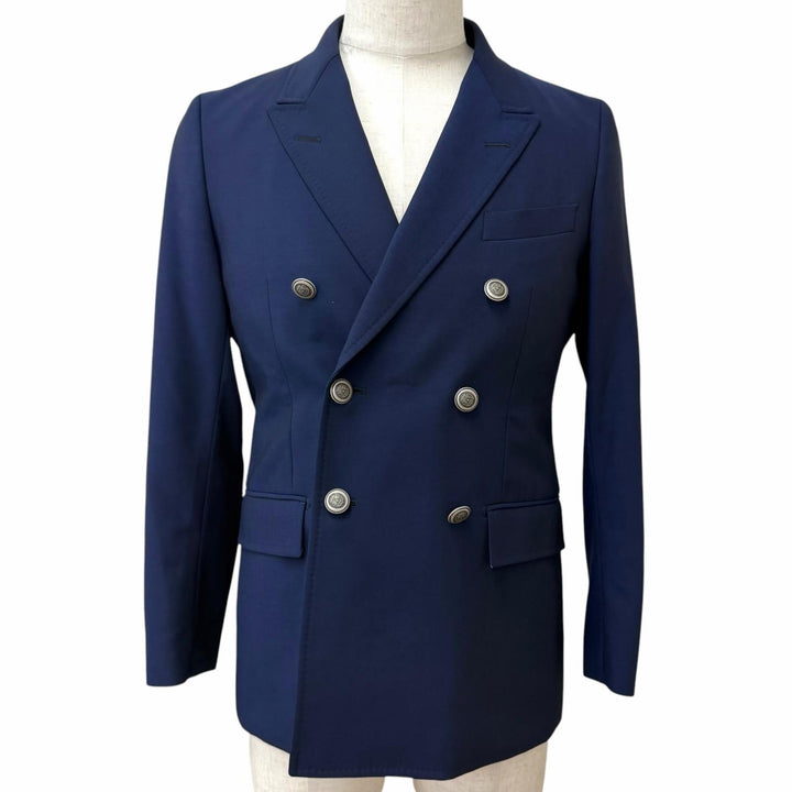 Great BAYBROOK tailored jacket BLUE BLUE Double-breasted