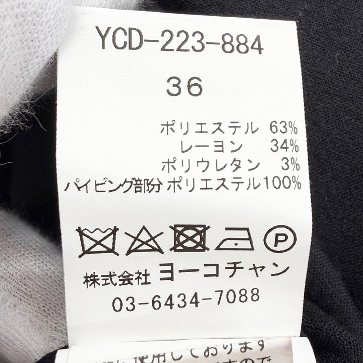 Excellent YOKO CHAN one piece Sleeveless long dress with 36 YCD-223-884