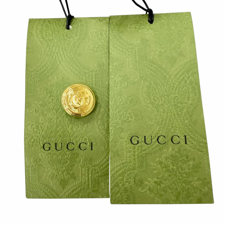 Pristine GUCCI two-piece GG pattern terry cloth top and skirt XS 743028/743030