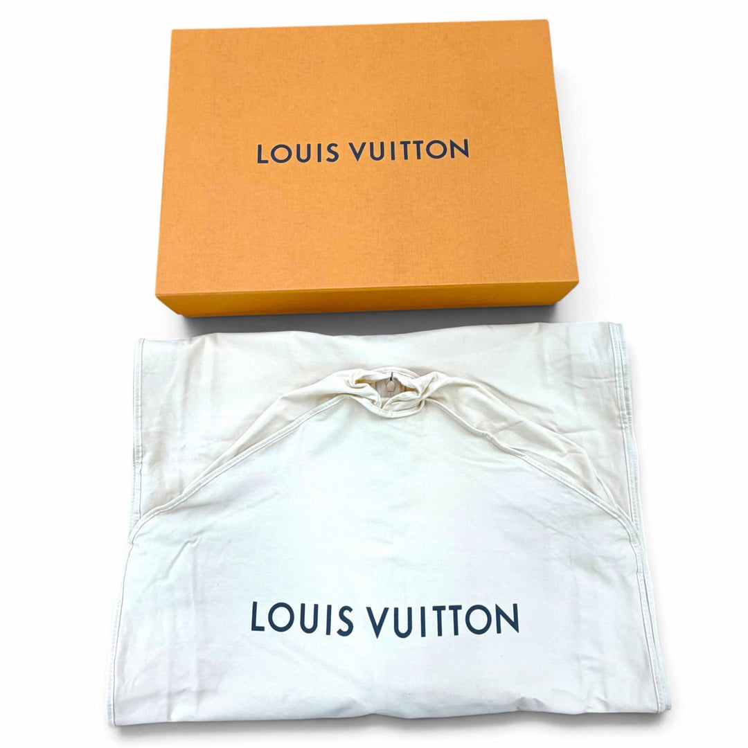 Pristine LOUIS VUITTON one piece Stardust Lurex Tweed Dress No sleeve blue FR 34