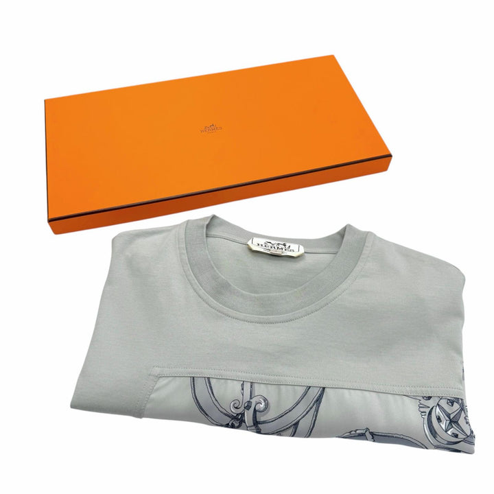 Pristine HERMES Short sleeve T-shirt L’Instruction du Roy Contrast design