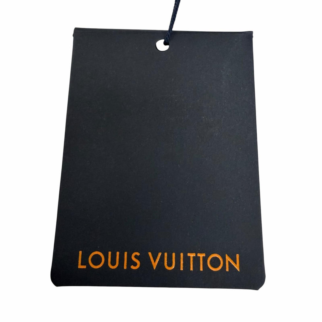 Pristine LOUIS VUITTON Tight Skirt Bead and rhinestone decoration black wool 36