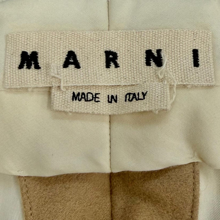 Excellent MARNI Pants slacks beige wool mens IT 46 PUMU0121A0