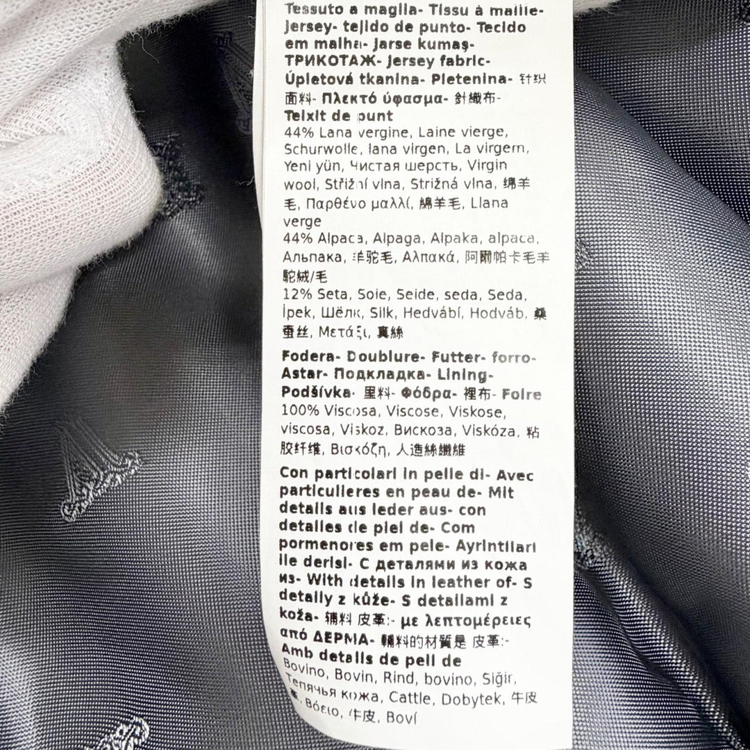 Excellent Max Mara Teddy bear Leather belt detail cape coat poncho 24247363126