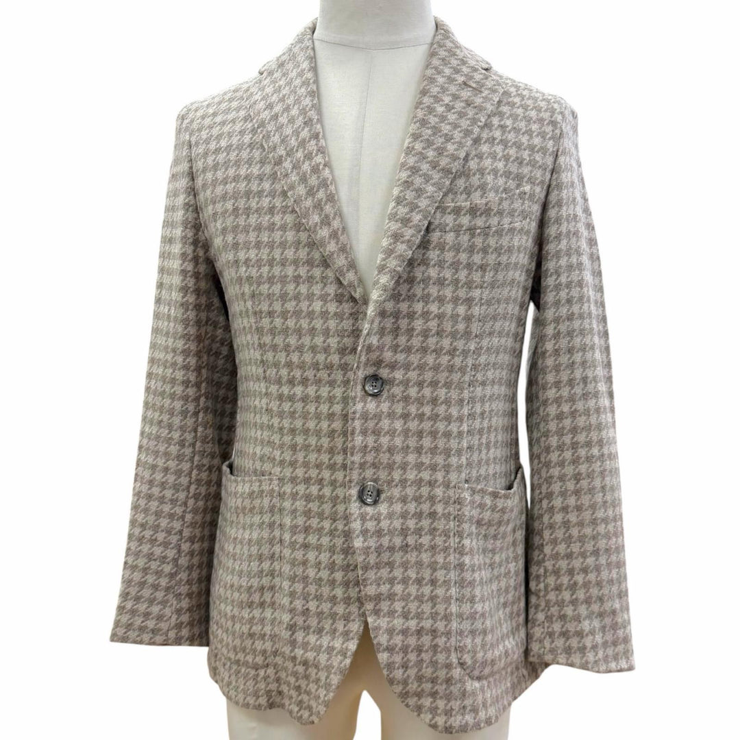 Excellent TAGLIATORE tailored jacket houndstooth pattern jacket 46 G-DAKAR22K