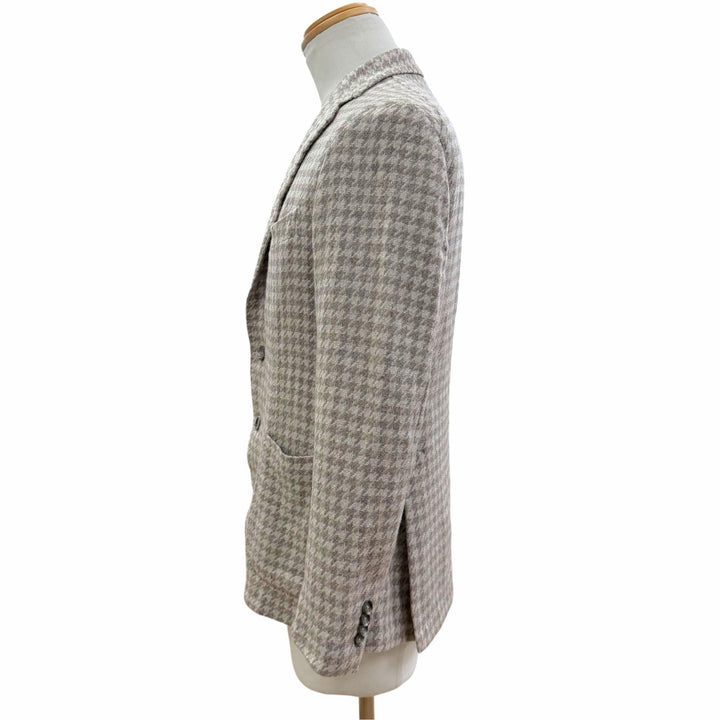 Excellent TAGLIATORE tailored jacket houndstooth pattern jacket 46 G-DAKAR22K