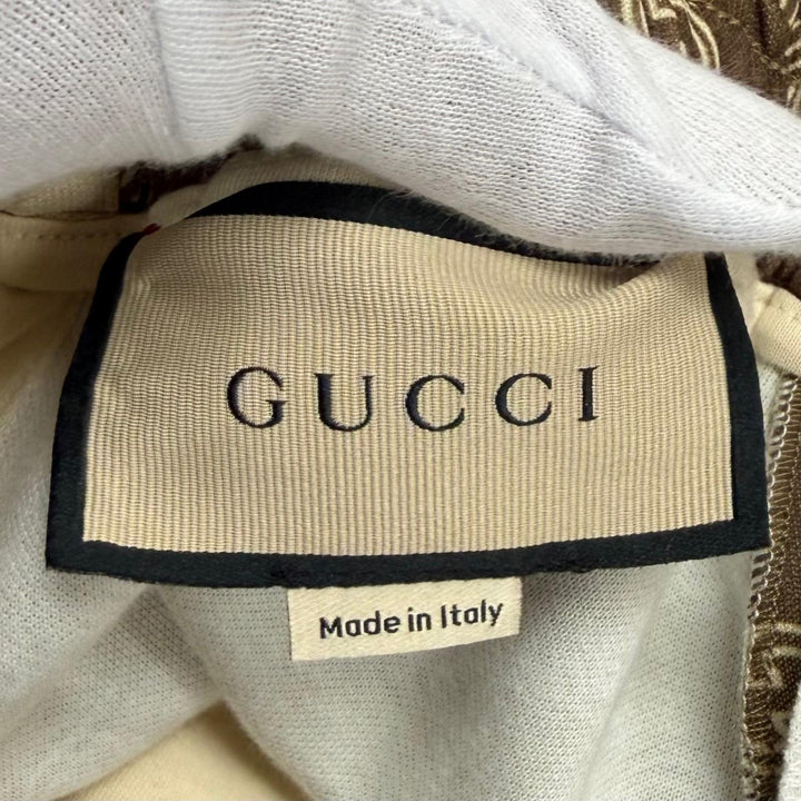 Pristine GUCCI Pants Interlocking G Web Stripe Track Pants polyester XS 671496