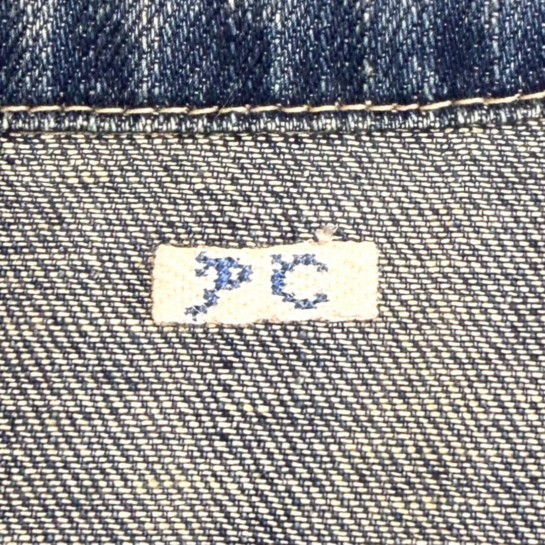 Excellent PORTER CLASSIC Long sleeve shirt INDIGO DENIMPULLOVER SHIRT