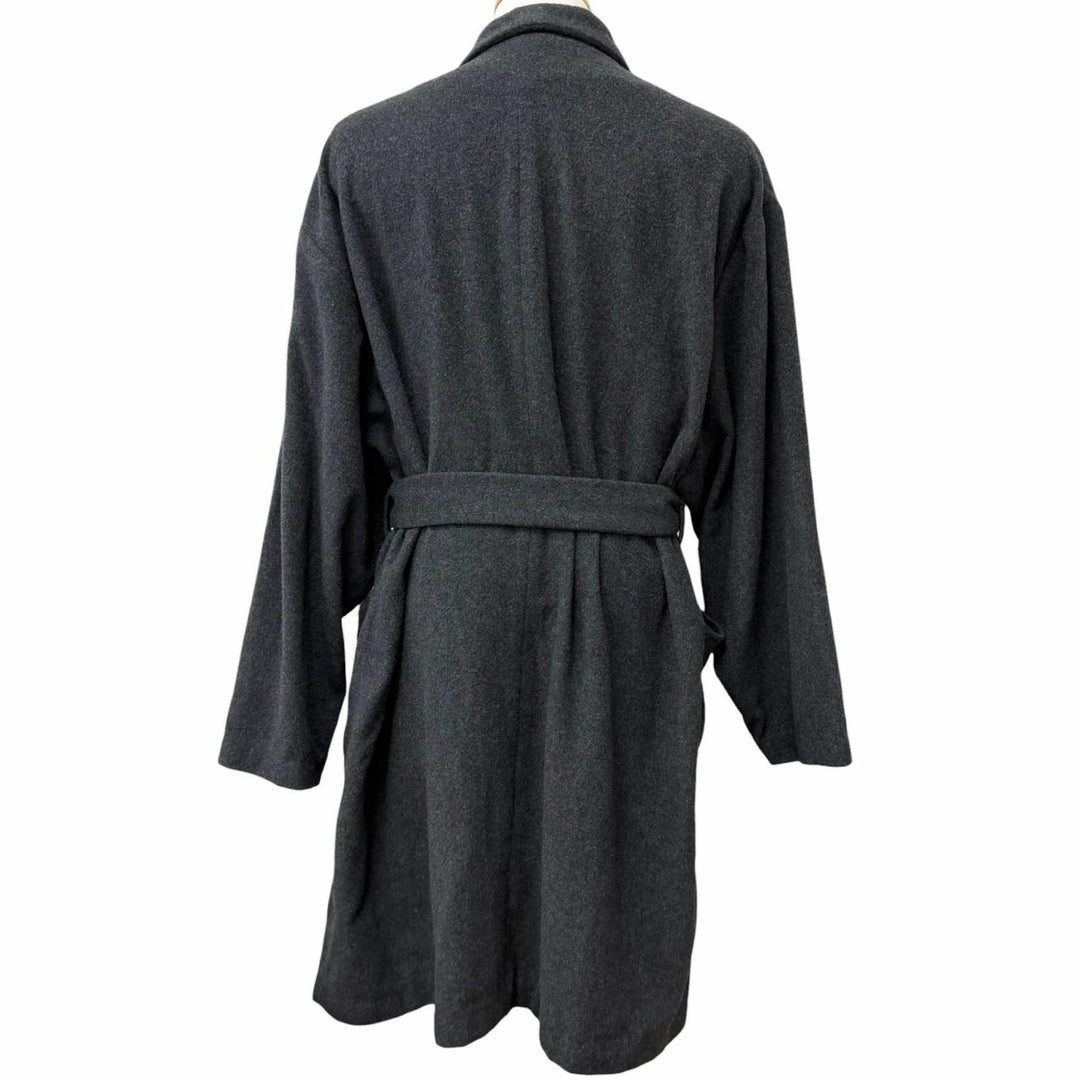 Excellent PORTER CLASSIC coat Charcoal gray cashmere mens 3