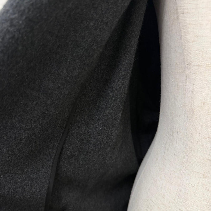 Excellent PORTER CLASSIC coat Charcoal gray cashmere mens 3