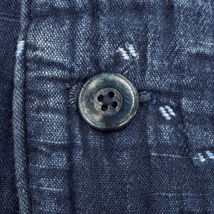 Excellent PORTER CLASSIC Jacket SASHIKO SHIRT JACKET blue cotton mens 3