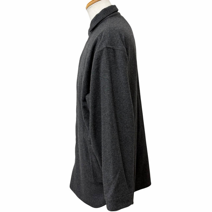 Excellent PORTER CLASSIC Jacket CASHMERE SHIRT JACKET shirt gray cashmere mens 2