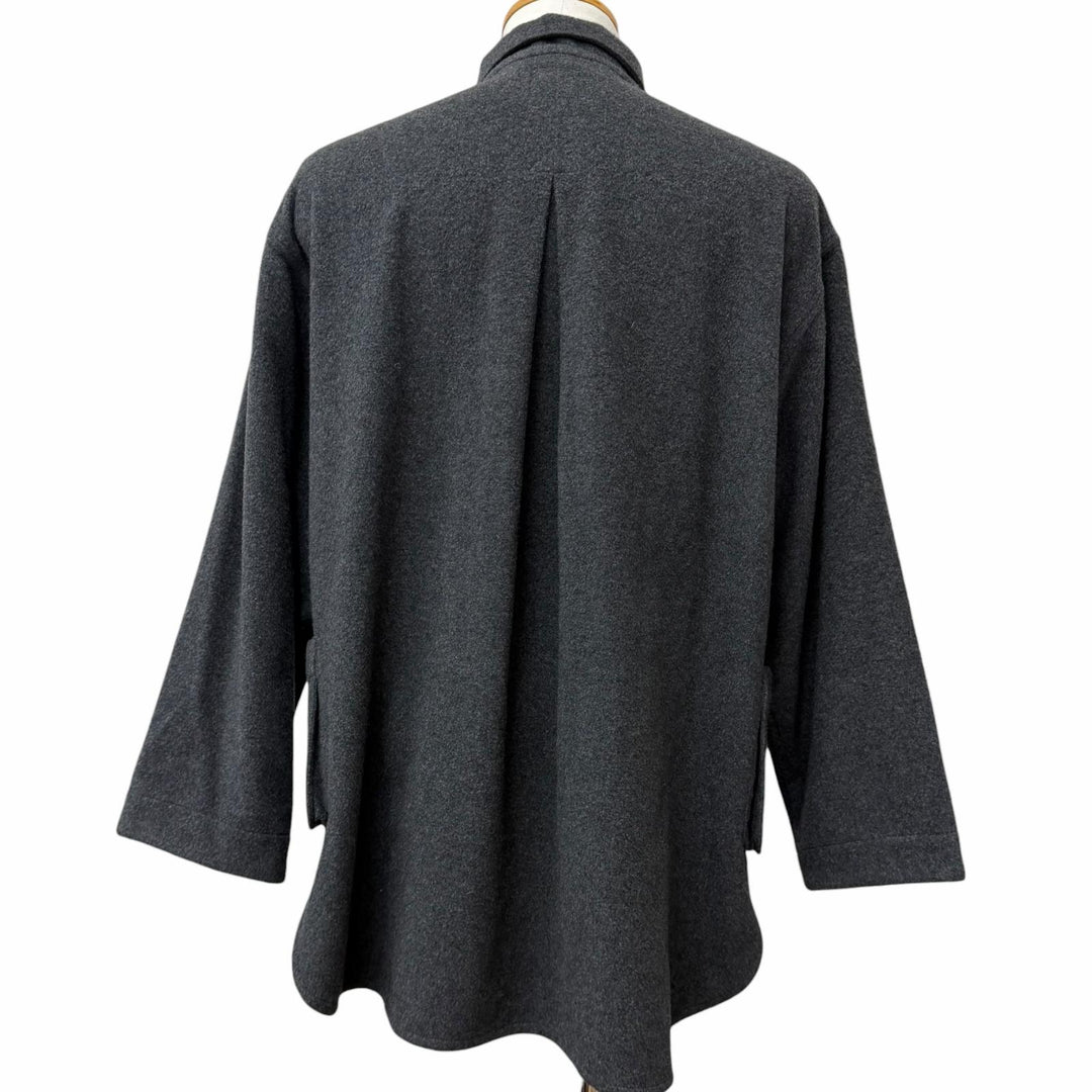 Excellent PORTER CLASSIC Jacket CASHMERE SHIRT JACKET shirt gray cashmere mens 2