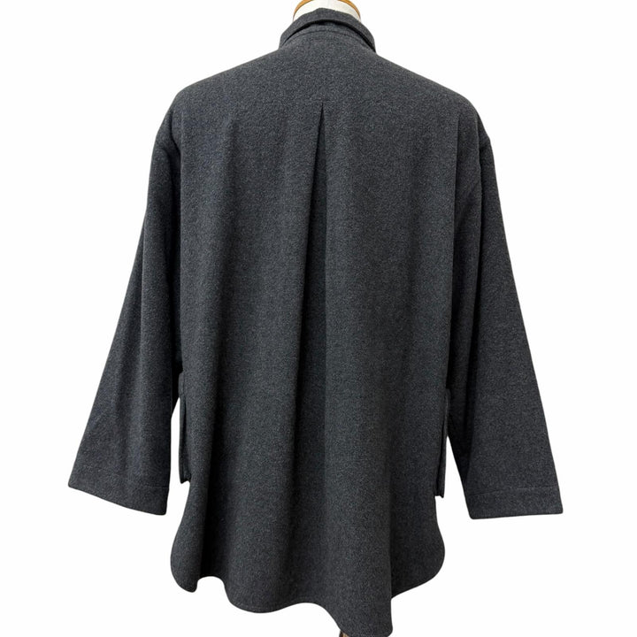 Excellent PORTER CLASSIC Jacket CASHMERE SHIRT JACKET shirt gray cashmere mens 2
