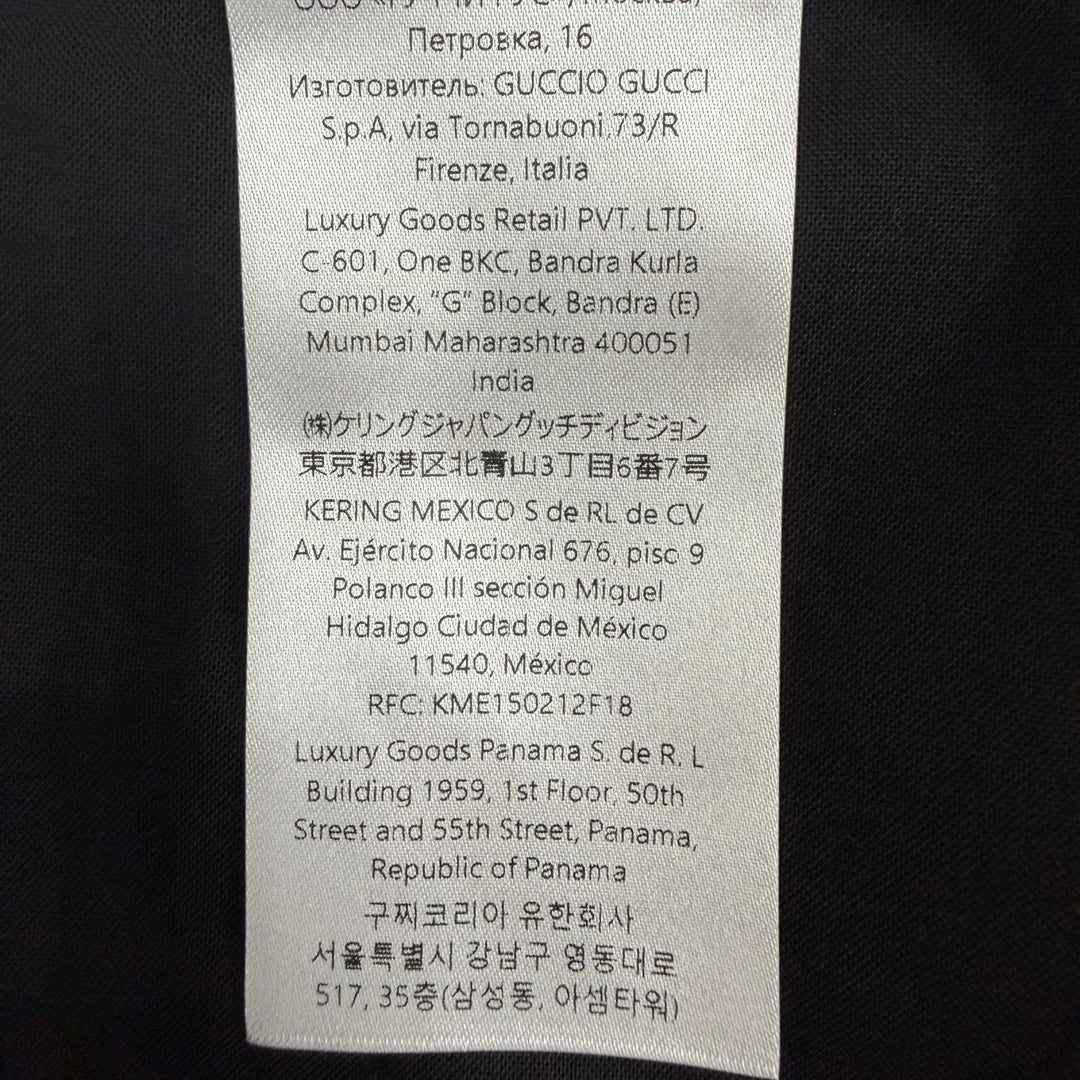 Pristine GUCCI Pants Embroidered side logo line gray mens IT 48 798623