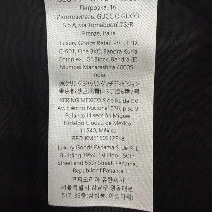 Pristine GUCCI Pants Embroidered side logo line gray mens IT 48 798623