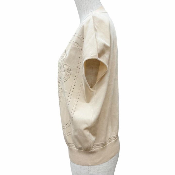 Excellent HERMES tops BRIDES de GALA Ceremony Bridle knit vest silk 42 3E2617D9