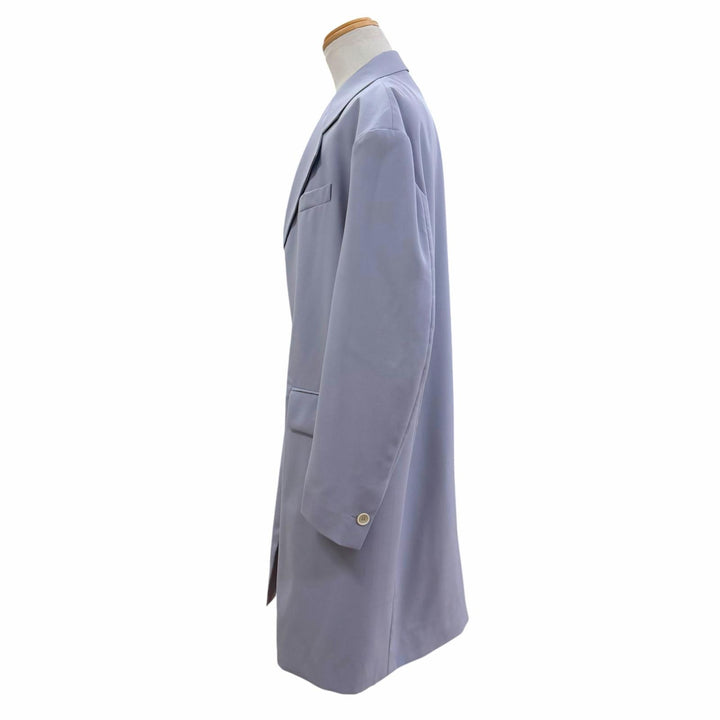 Excellent MARNI Chester coat single Blue gray wool mens IT 46 TUMU0021A0