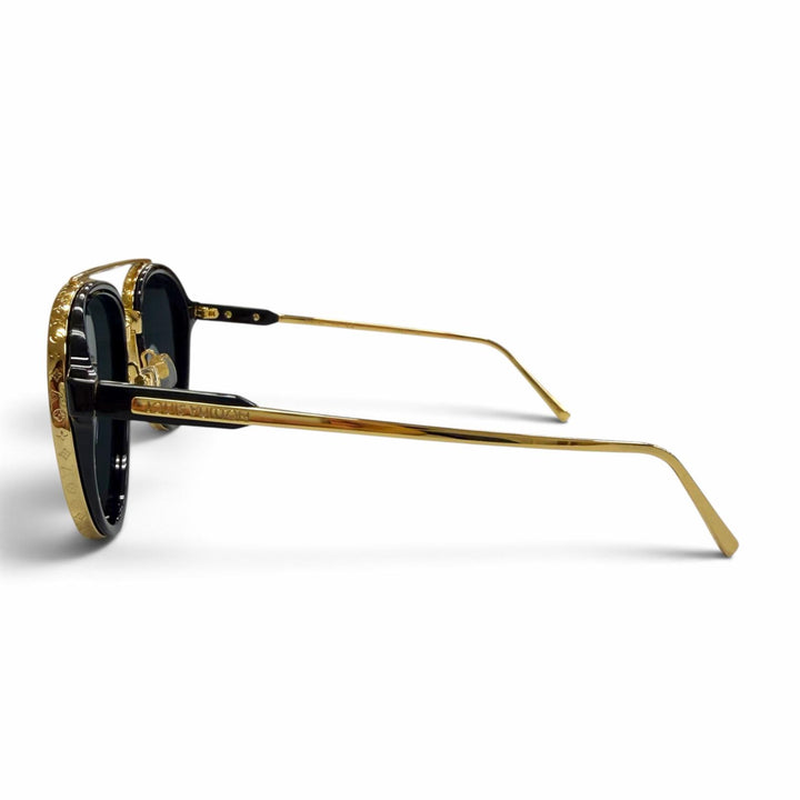 Great LOUIS VUITTON sunglasses LV Play Pilot Two Bridges gold mens Z1494U