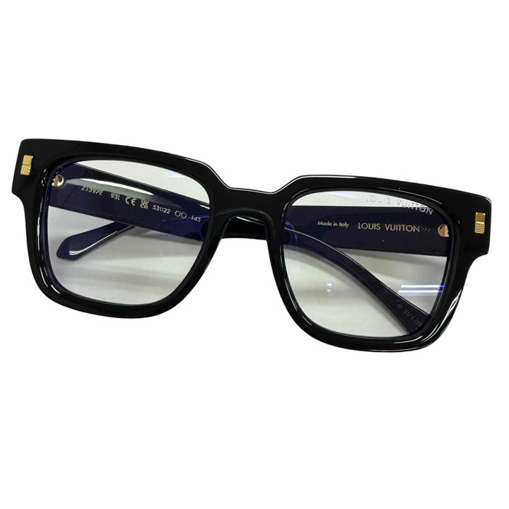Great LOUIS VUITTON Glasses Optical LV Escape Blu-ray black mens Z1597E