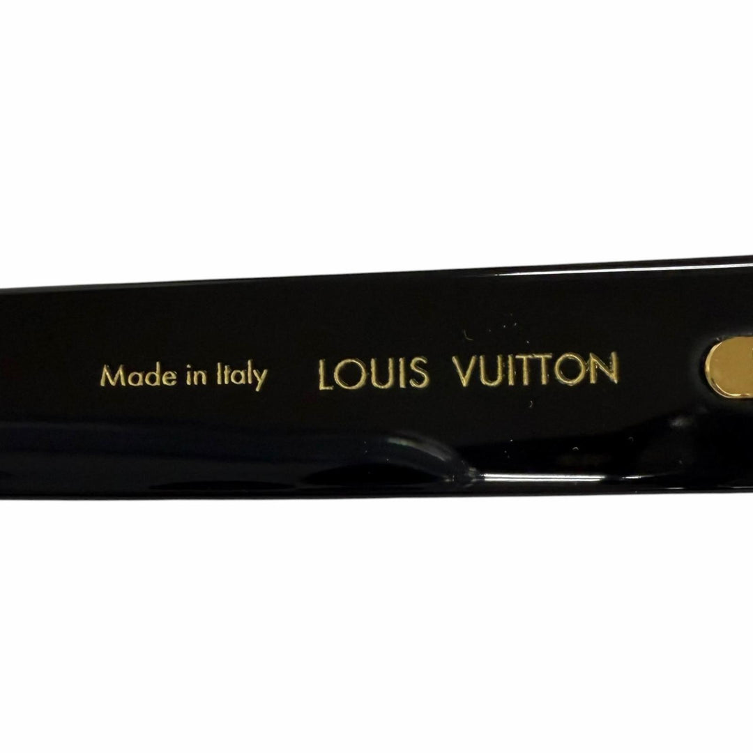 Great LOUIS VUITTON Glasses Optical LV Escape Blu-ray black mens Z1597E