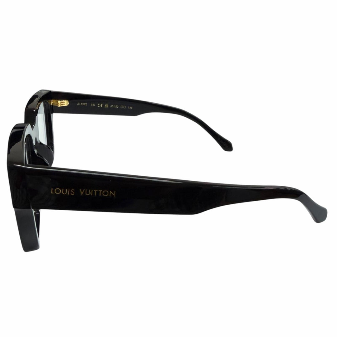 Great LOUIS VUITTON Glasses Optical LV Escape Blu-ray black mens Z1597E