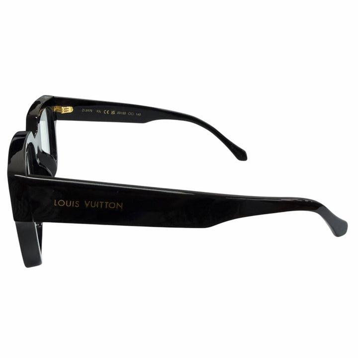 Great LOUIS VUITTON Glasses Optical LV Escape Blu-ray black mens Z1597E