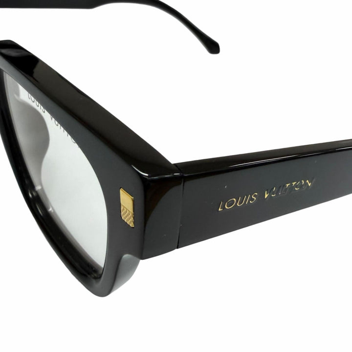 Great LOUIS VUITTON Glasses Optical LV Escape Blu-ray black mens Z1597E