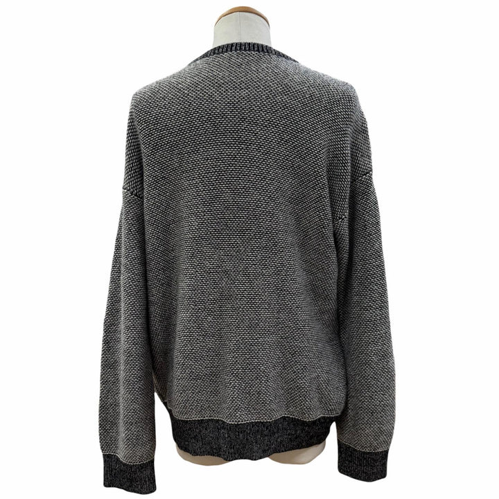 Excellent LOEWE sweater Anagram logo Black series alpaca mens M H526Y14KDM