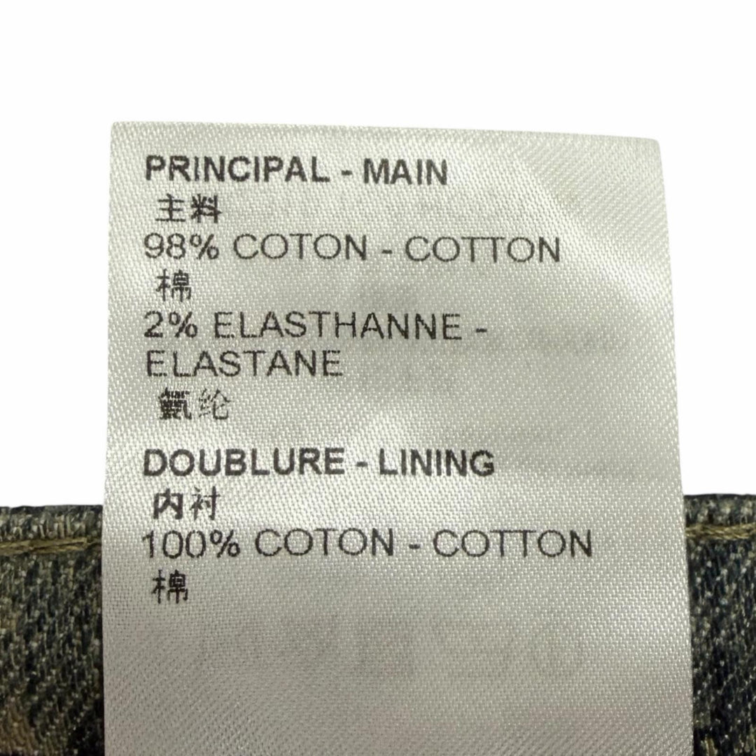 Excellent LOUIS VUITTON Denim pants Monogram tailored button fly Indigo mens 28