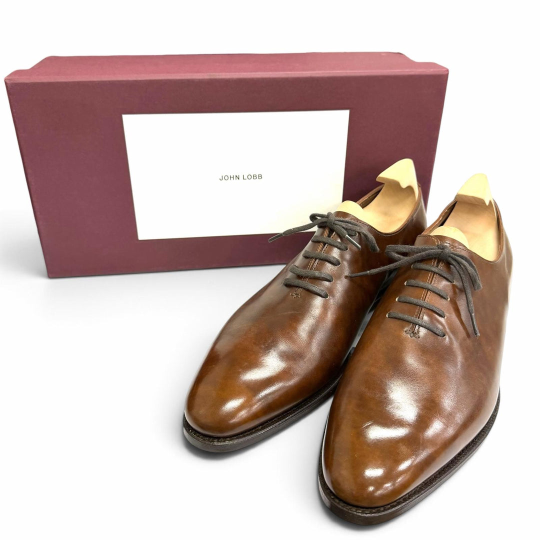 Excellent John Lobb Dress shoes Marldon Plain toe wholecut Brown