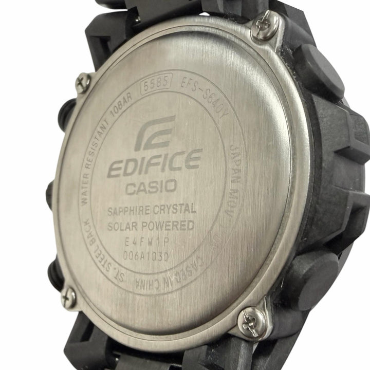 Excellent CASIO EDIFICE SOSPENSIONE Solar-powered chronograph watch