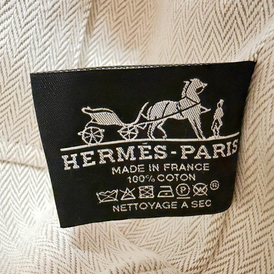 Excellent HERMES Handbag Brid A Black PM Sellier Button Pouch Vanity Bag Orange