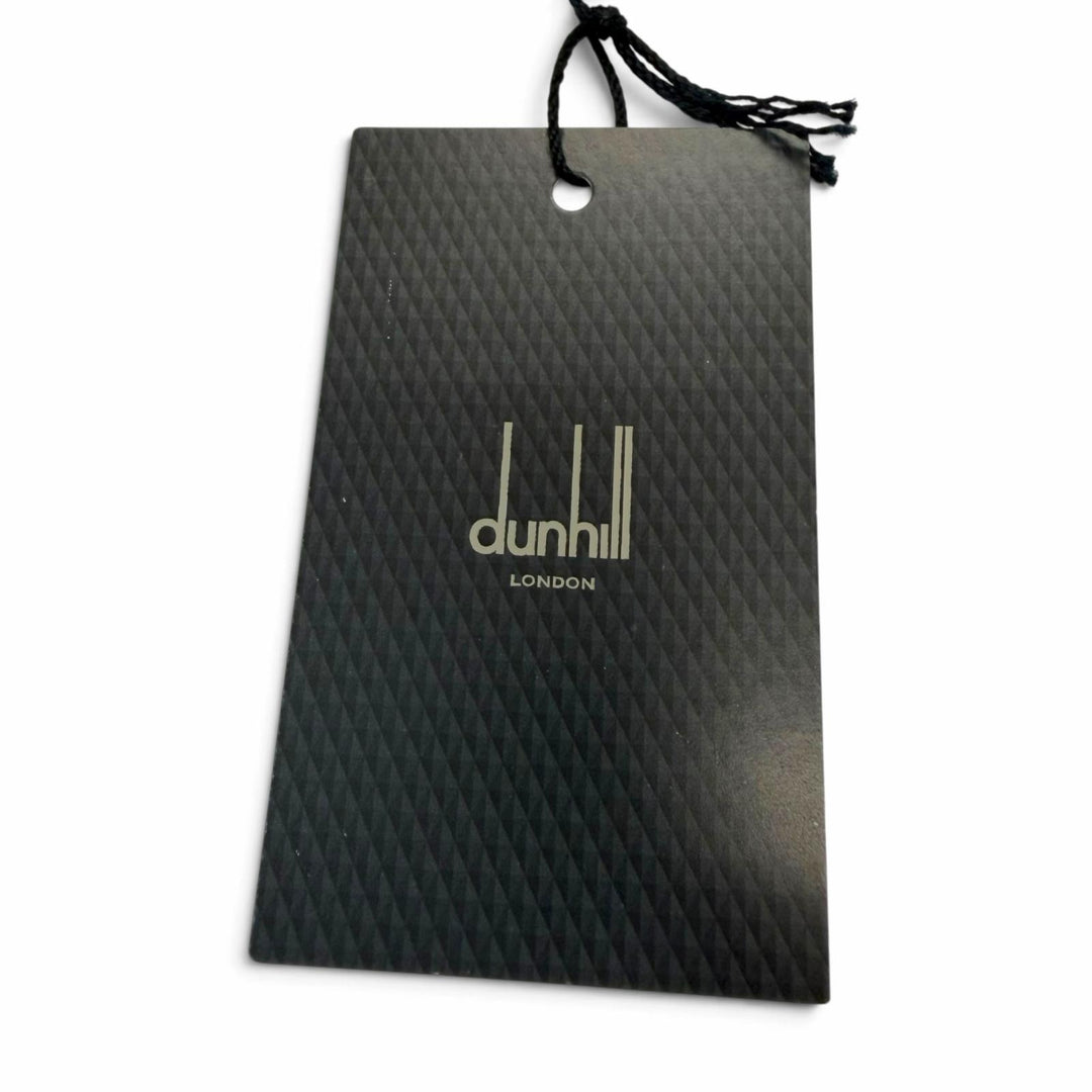 Pristine Dunhill belt Logo buckle reversible black leather mens