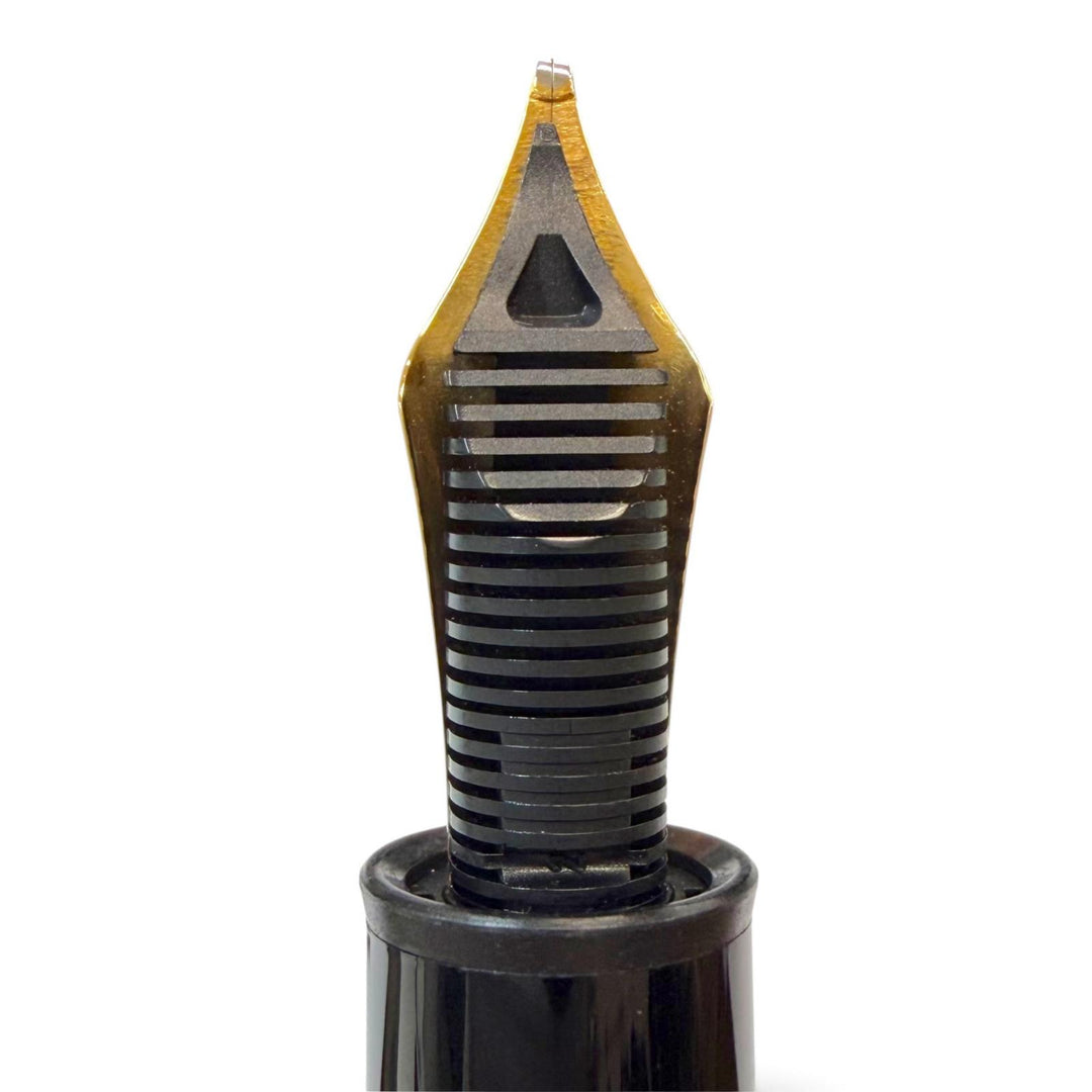 Excellent MONTBLANC fountain pen Meisterstück 149 Rare White Star black 18K