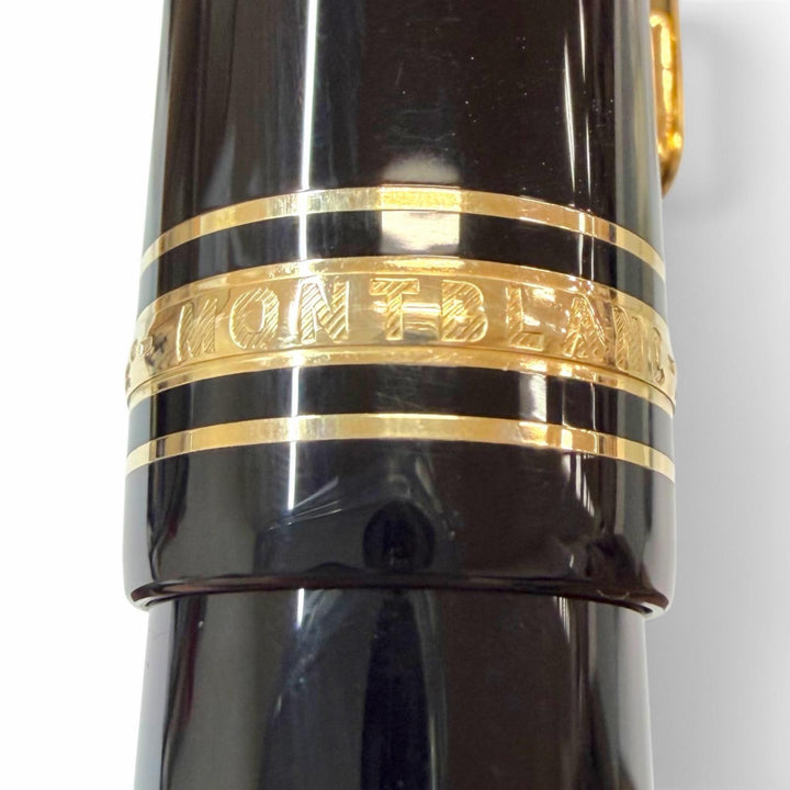 Excellent MONTBLANC fountain pen Meisterstück 149 Rare White Star black 18K