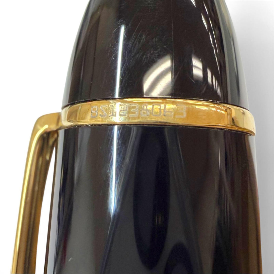 Excellent MONTBLANC fountain pen Meisterstück 149 Rare White Star black 18K