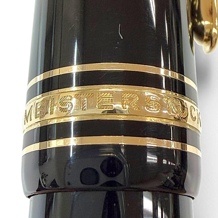 Great MONTBLANC fountain pen Meisterstück 149 white star black 14K mens