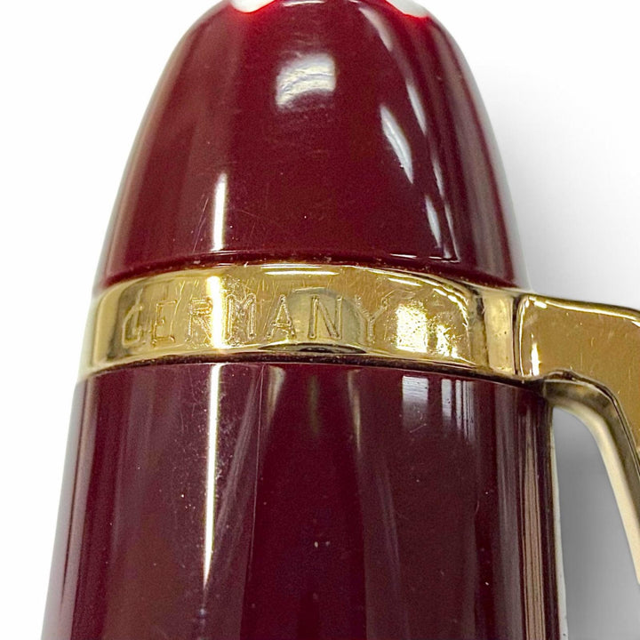 Excellent MONTBLANC fountain pen Meisterstück Classic white star Bordeaux 14K