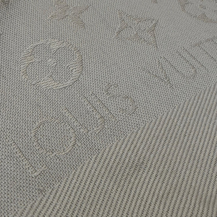 Excellent LOUIS VUITTON Stall Monogram fringed large shawl Gurege silk M71336