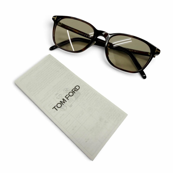 Excellent TOM FORD sunglasses Tortoiseshell Pattern Wellington Brown TF1040-D