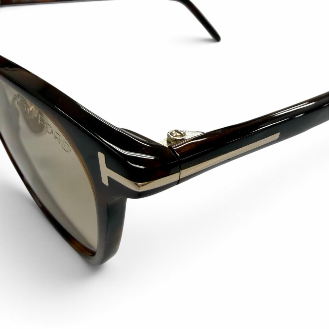 Excellent TOM FORD sunglasses Tortoiseshell Pattern Wellington Brown TF1040-D