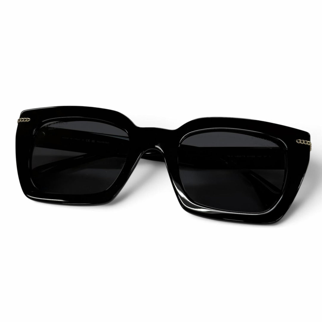 Excellent CHANEL sunglasses Current model: COCO Mark Chain, Square Shape 5509-A