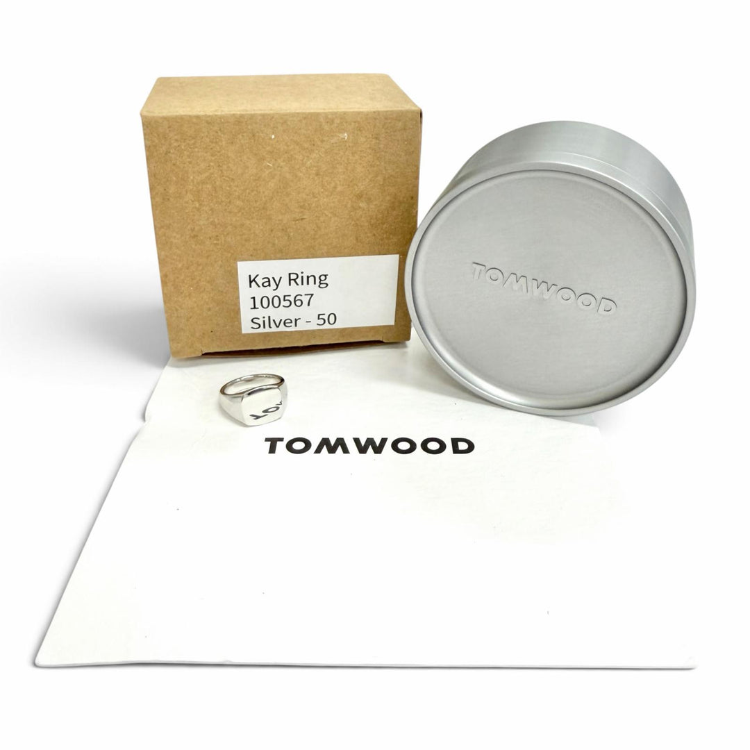 Excellent TOM WOOD Ring ring Kay Ring Silver 925 Women 50 100567