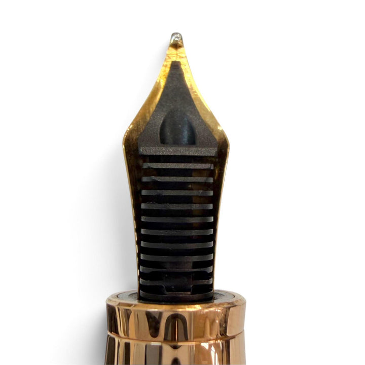 Excellent MONTBLANC fountain pen SE Meisterstück 145 Classic Black purple 18K