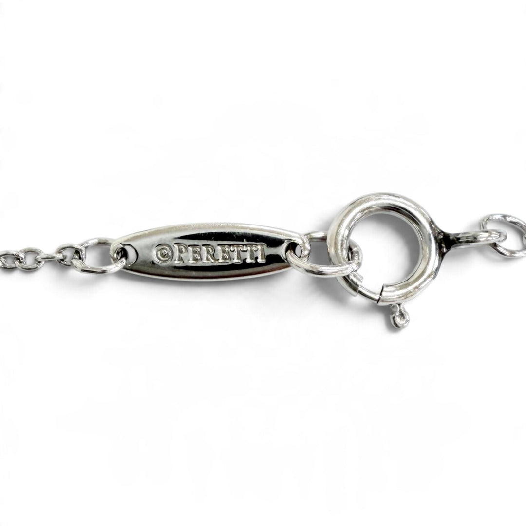 Great TIFFANY&Co. By the yard 1P Diamond Bracelet PT950 Platinum Women